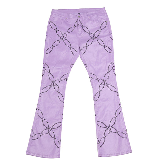 ‘INFINITI’ Barb wire wax jeans