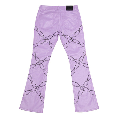 ‘INFINITI’ Barb wire wax jeans