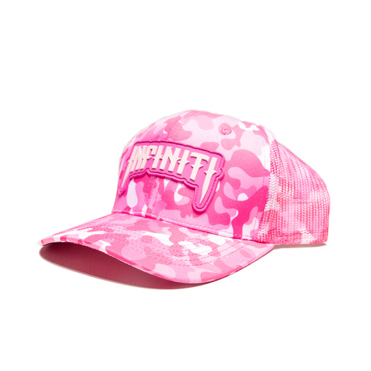 PINK CAMOUFLAGE TRUCKER HAT