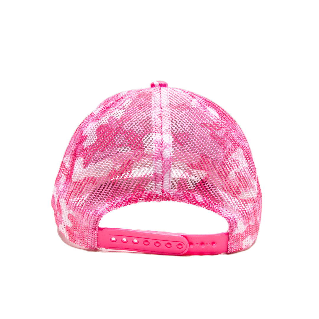 PINK CAMOUFLAGE TRUCKER HAT
