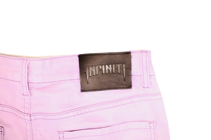 ‘INFINITI’ Barb wire wax jeans